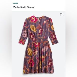 Stretchy Floral/Botanical Print Dress